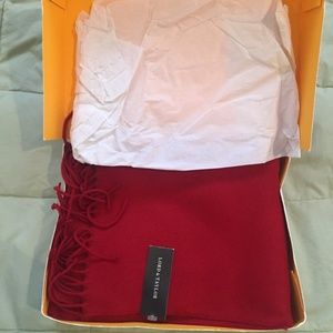 Lord and Taylor Red Scarf